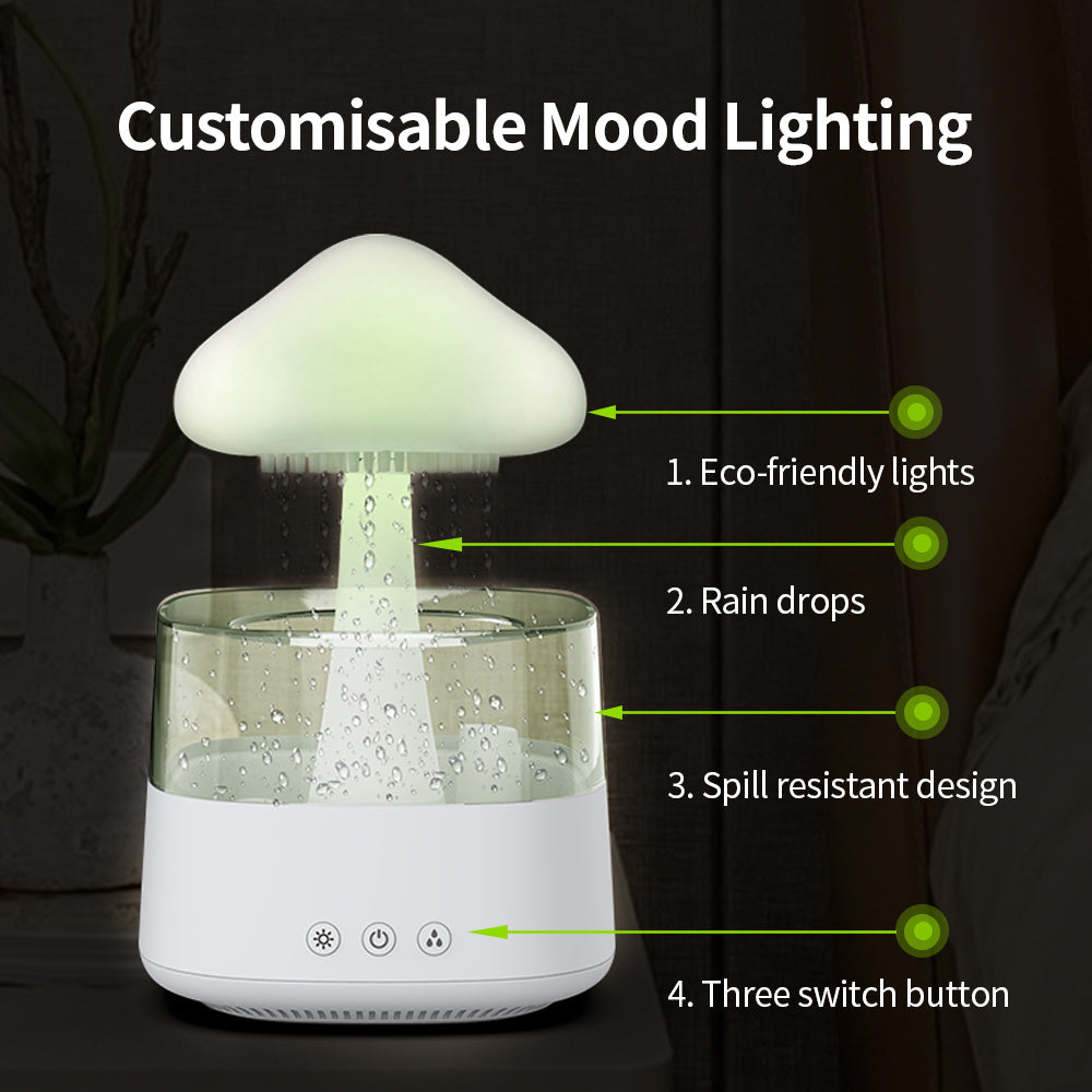 7-Color Raining Mushroom Humidifier