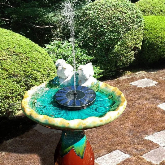 Solar Powered Spray Fountain