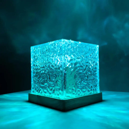 Glowing Colour-Changing Cube Lamp