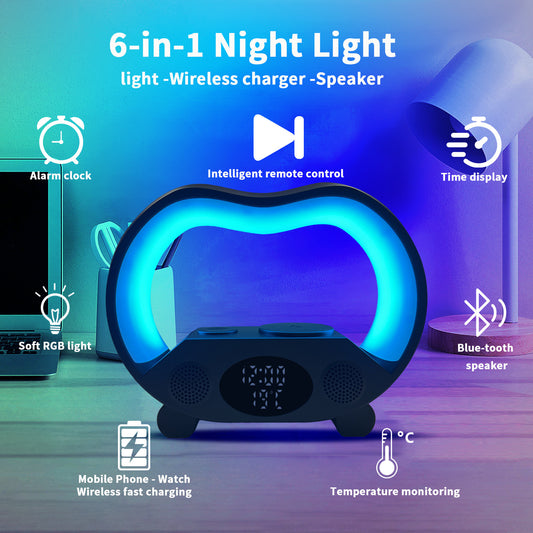 Smart Control Multi-Function Bluetooth Ambient Speaker-Lamp