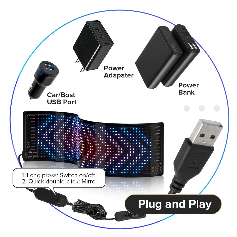 LED Matrix Pixel Panel (Bluetooth)