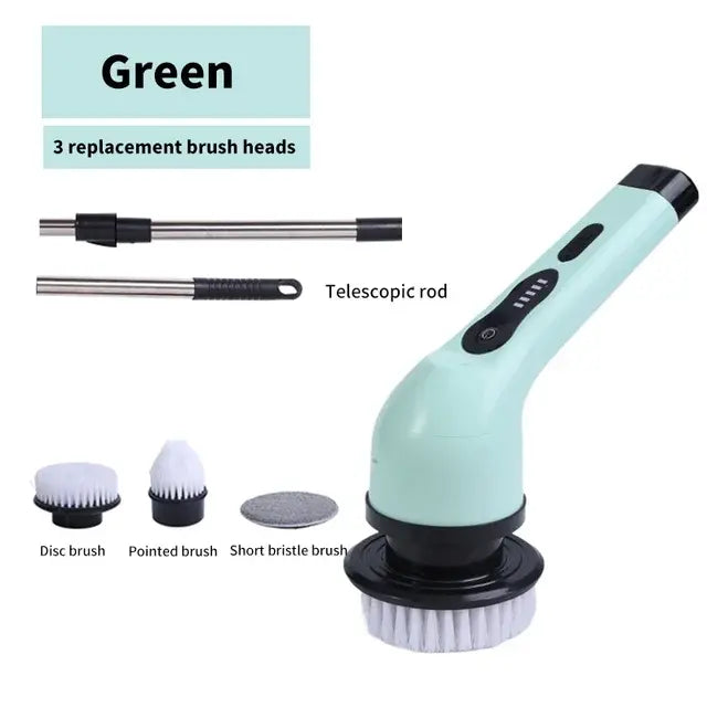 Extendable Spin-Clean Brush