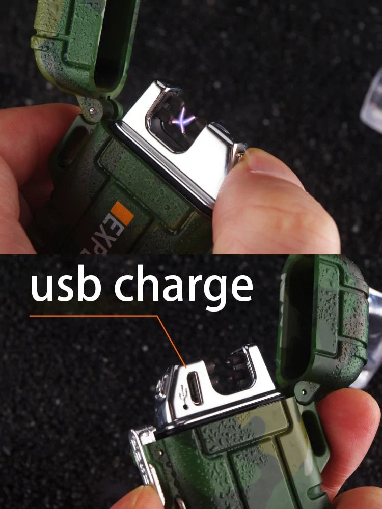 Waterproof USB-Charge Plasma Lighter