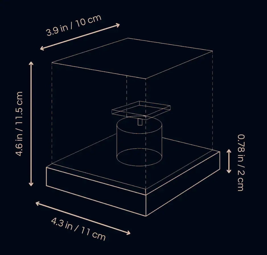 Glowing Colour-Changing Cube Lamp