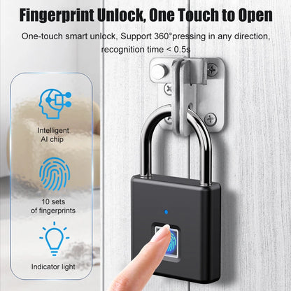 Smart Fingerprint Padlock