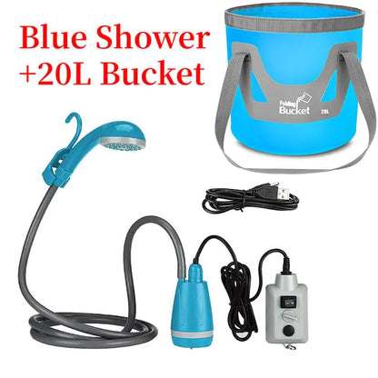 Portable Travel Shower Pump Set