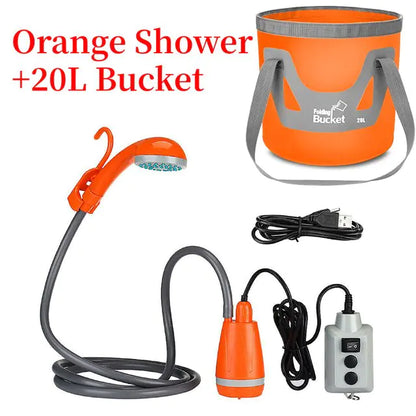 Portable Travel Shower Pump Set