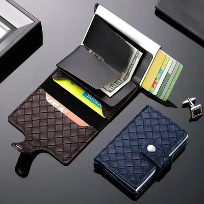 Leather RFID Card Protection Wallet