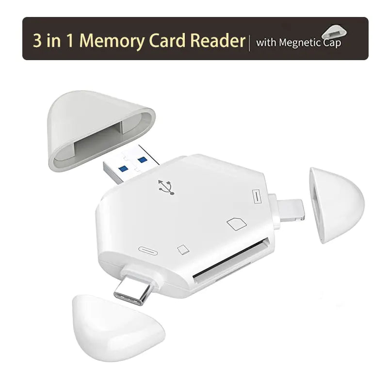 Triple-Connect Memory Card Reader