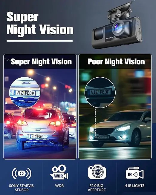 Car DashCam w/ Night Vision