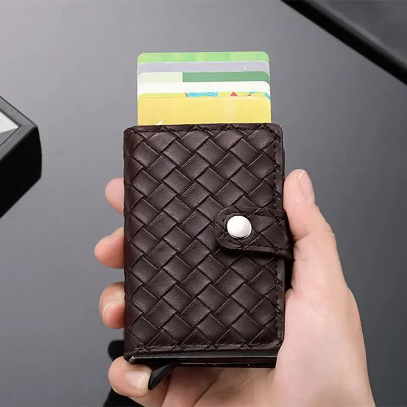 Leather RFID Card Protection Wallet