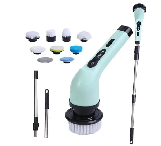 Extendable Spin-Clean Brush