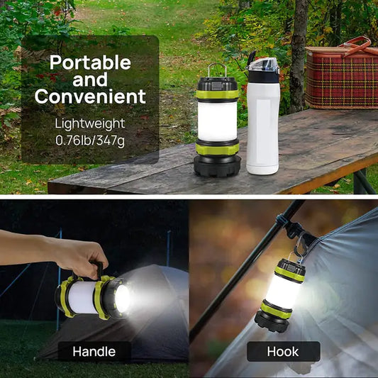 Dual Camping Lantern + Flashlight