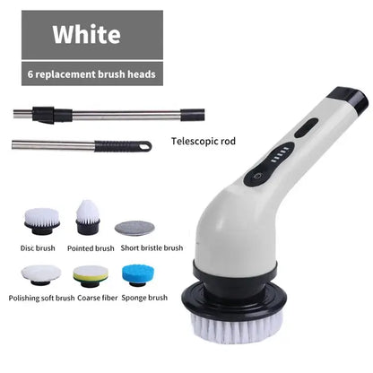 Extendable Spin-Clean Brush