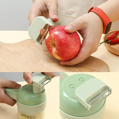 4 in 1 Handheld Electric Vegetable Cutter