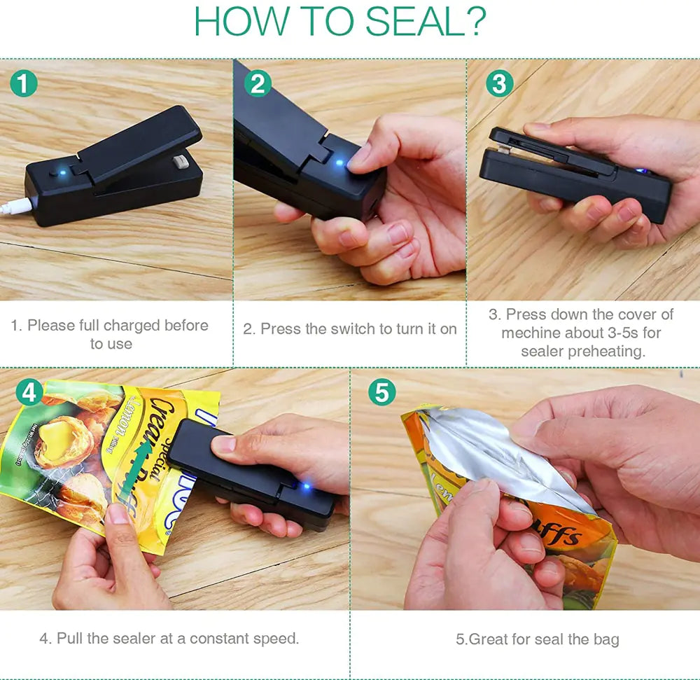 Portable Bag Heat Sealer