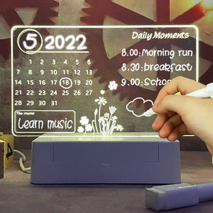 Transparent Message Glow Board