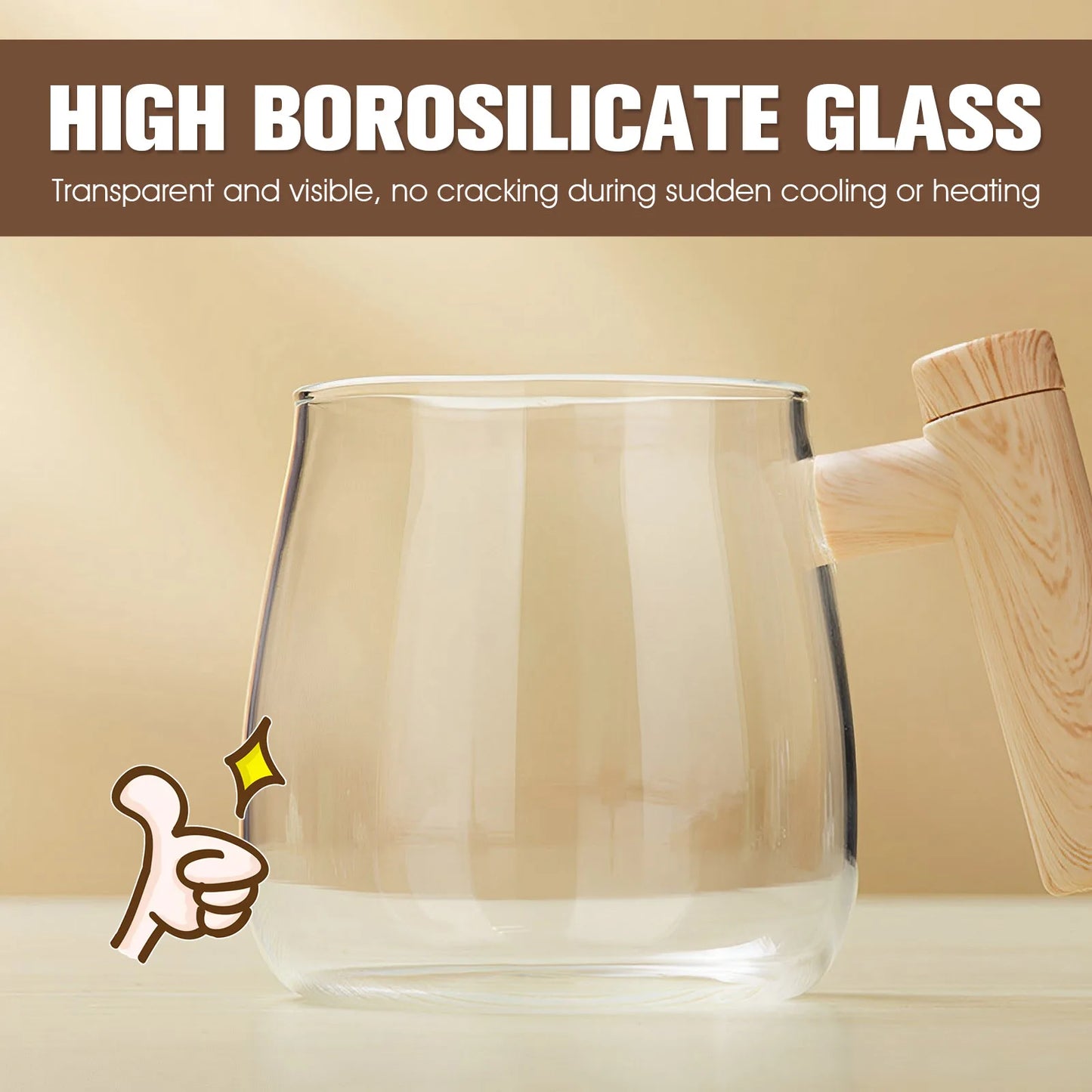 Auto-Blend Glass Mug