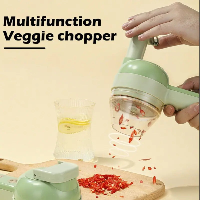 4 in 1 Handheld Electric Vegetable Cutter