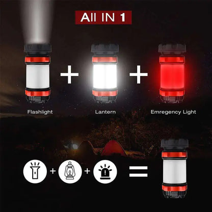 Dual Camping Lantern + Flashlight