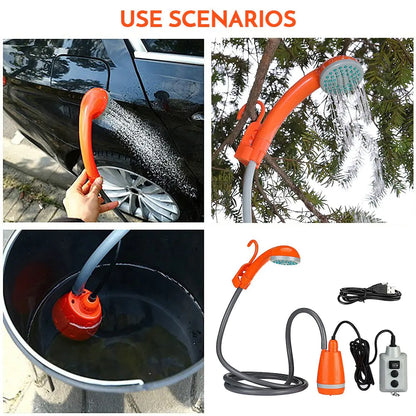 Portable Travel Shower Pump Set