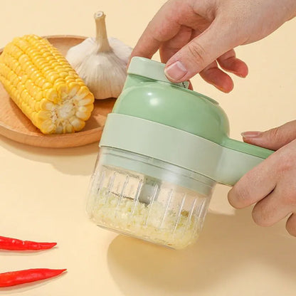 4 in 1 Handheld Electric Vegetable Cutter