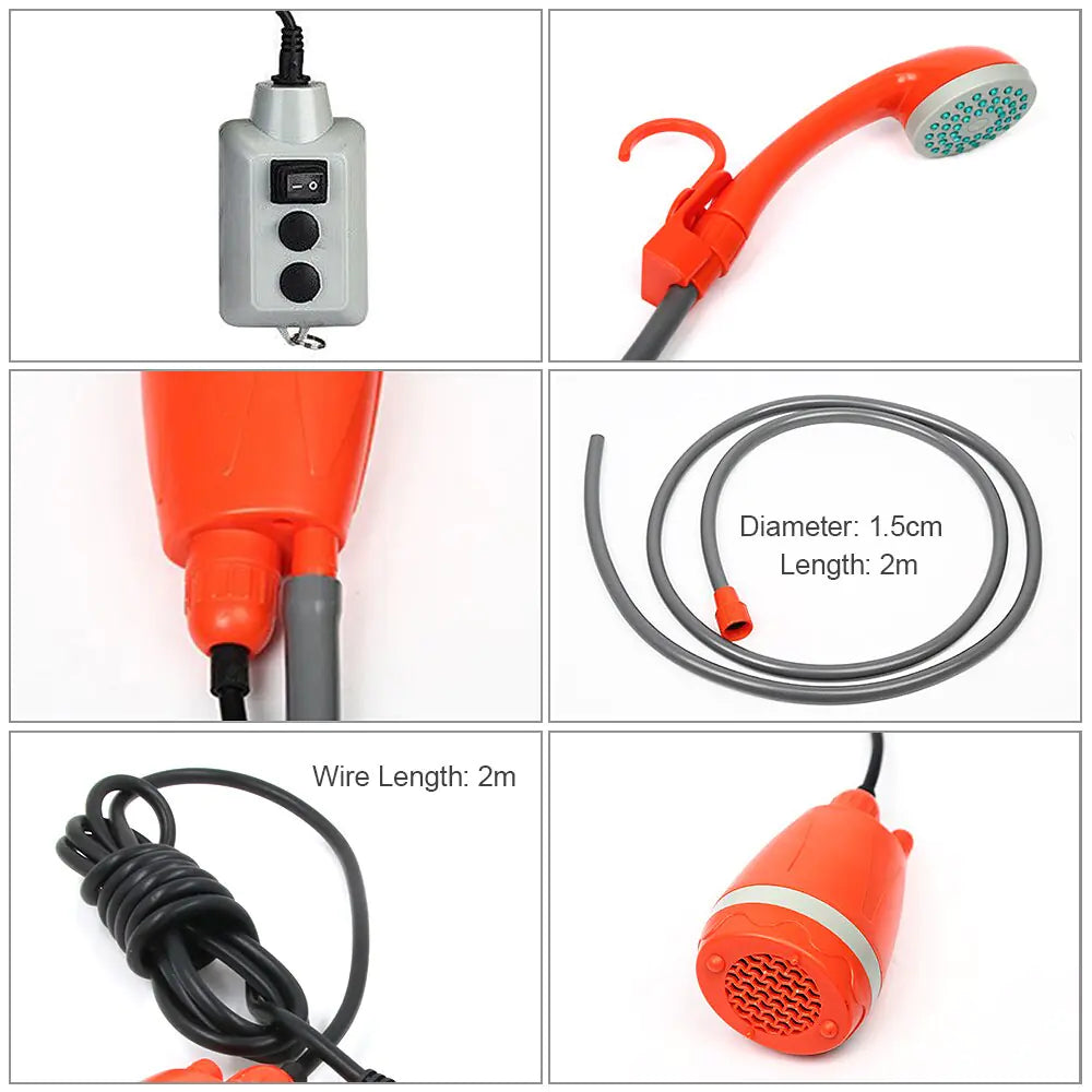 Portable Travel Shower Pump Set