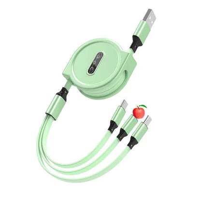 3 In 1 Retractable USB Cable