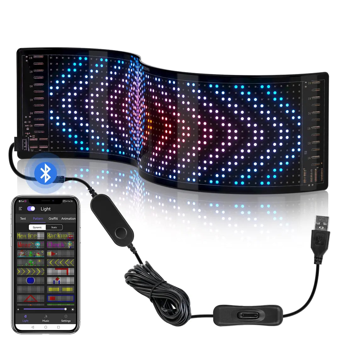 LED Matrix Pixel Panel (Bluetooth)