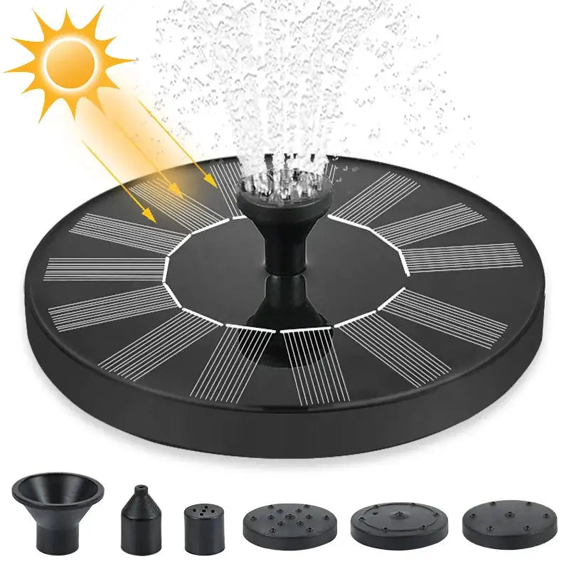 Solar Powered Spray Fountain